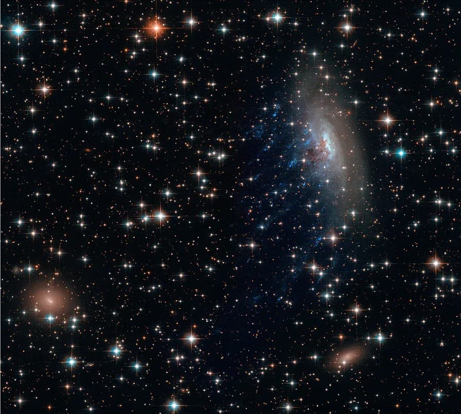 NASA’s Hubble Finds Life is Too Fast, Too Furious for This Runaway Galaxy