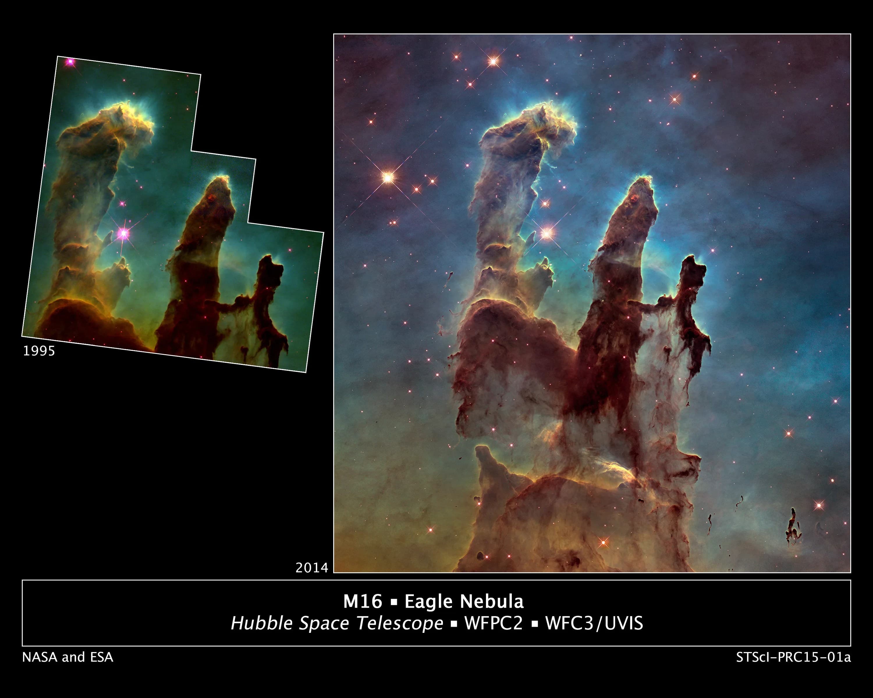 Hubble Goes High-Definition to Revisit Iconic ‘Pillars of Creation’