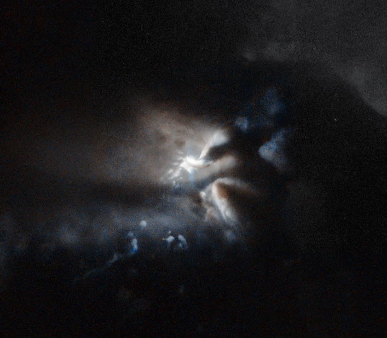 Hubble Sees a Bright Light from the Serpent Bearer