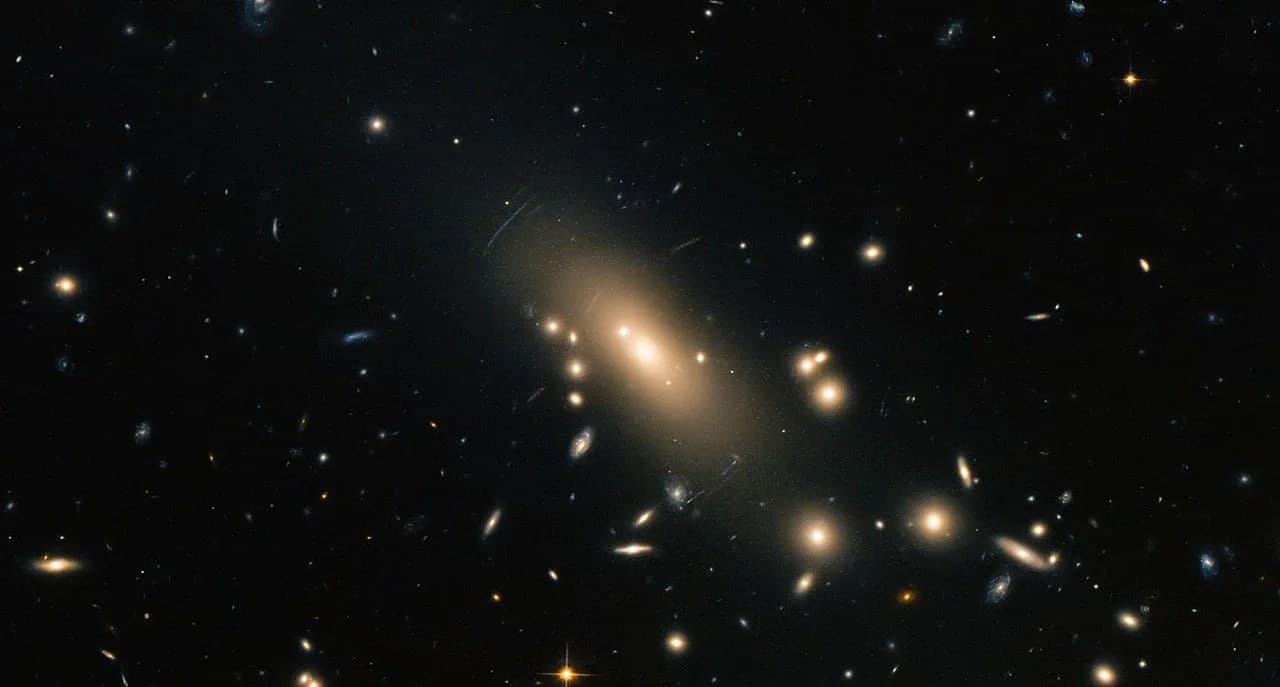 Hubble Reveals a Super-Rich Galactic Neighborhood