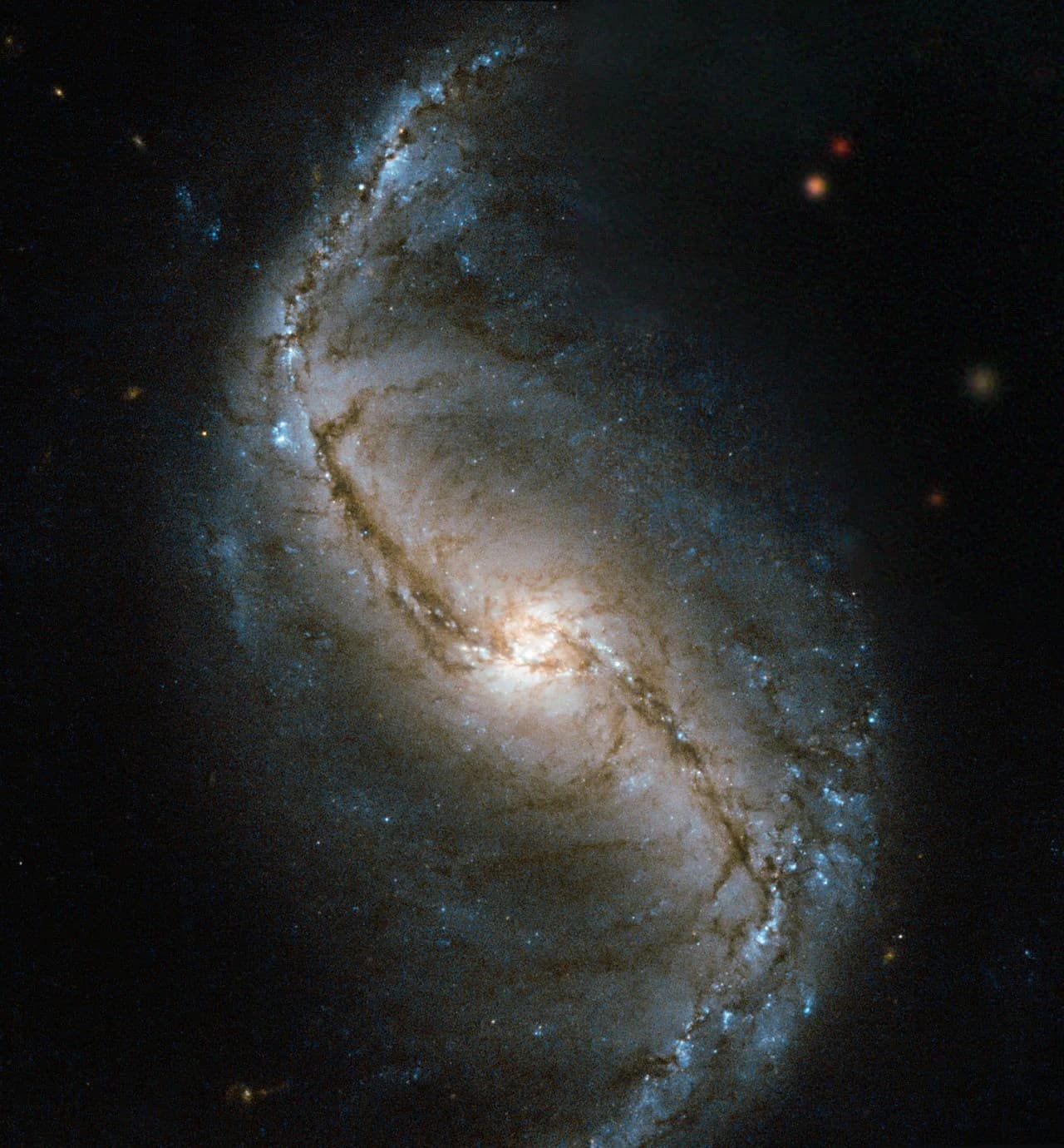 Hubble Sees a Spiral in a Furnace