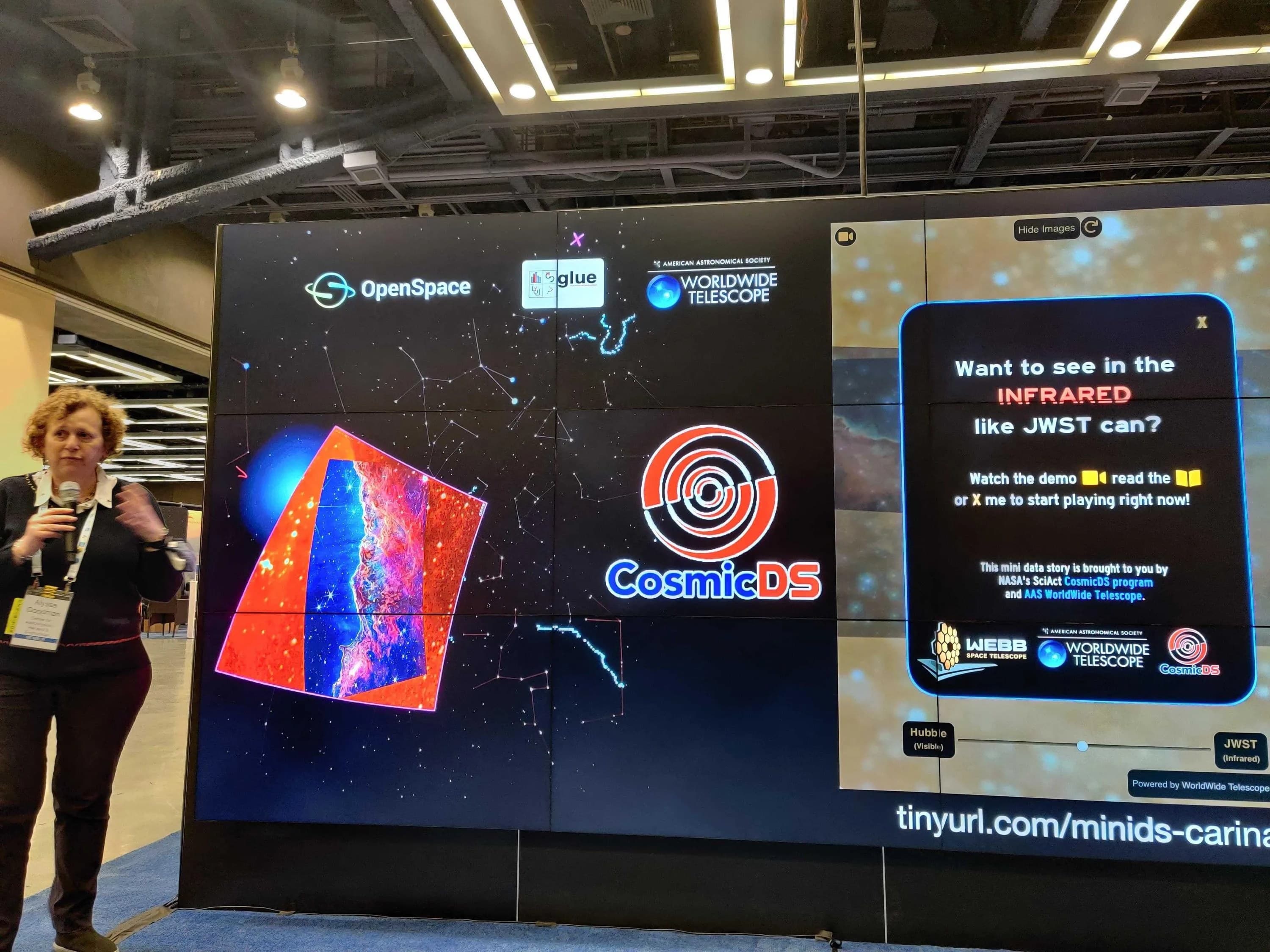 Cosmic Mini Data Stories: New Ways to Experience and Interact with Stunning NASA Imagery