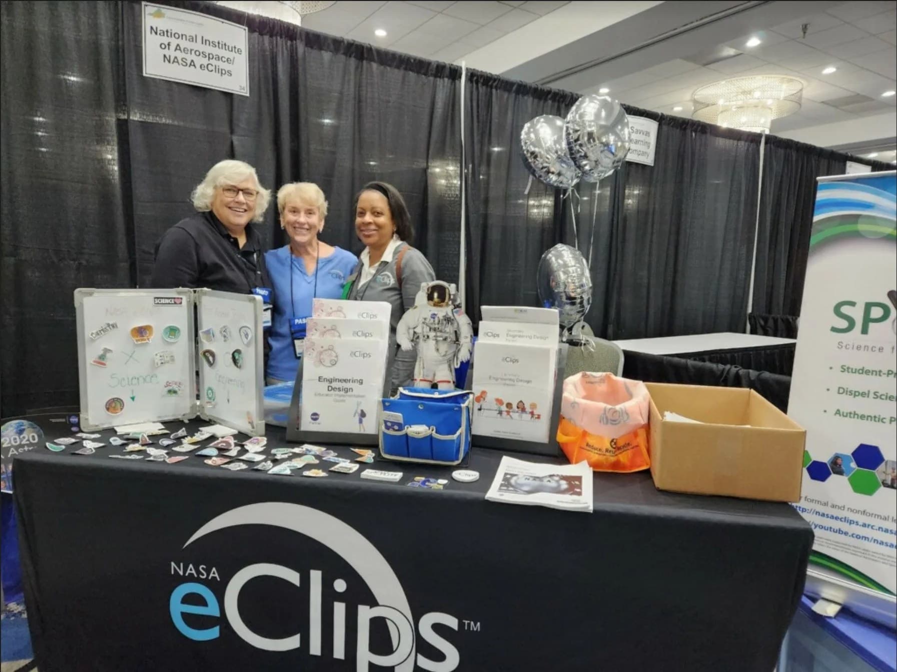 NASA eClips Presents and Exhibits at the Virginia Association of Science Teachers Conference