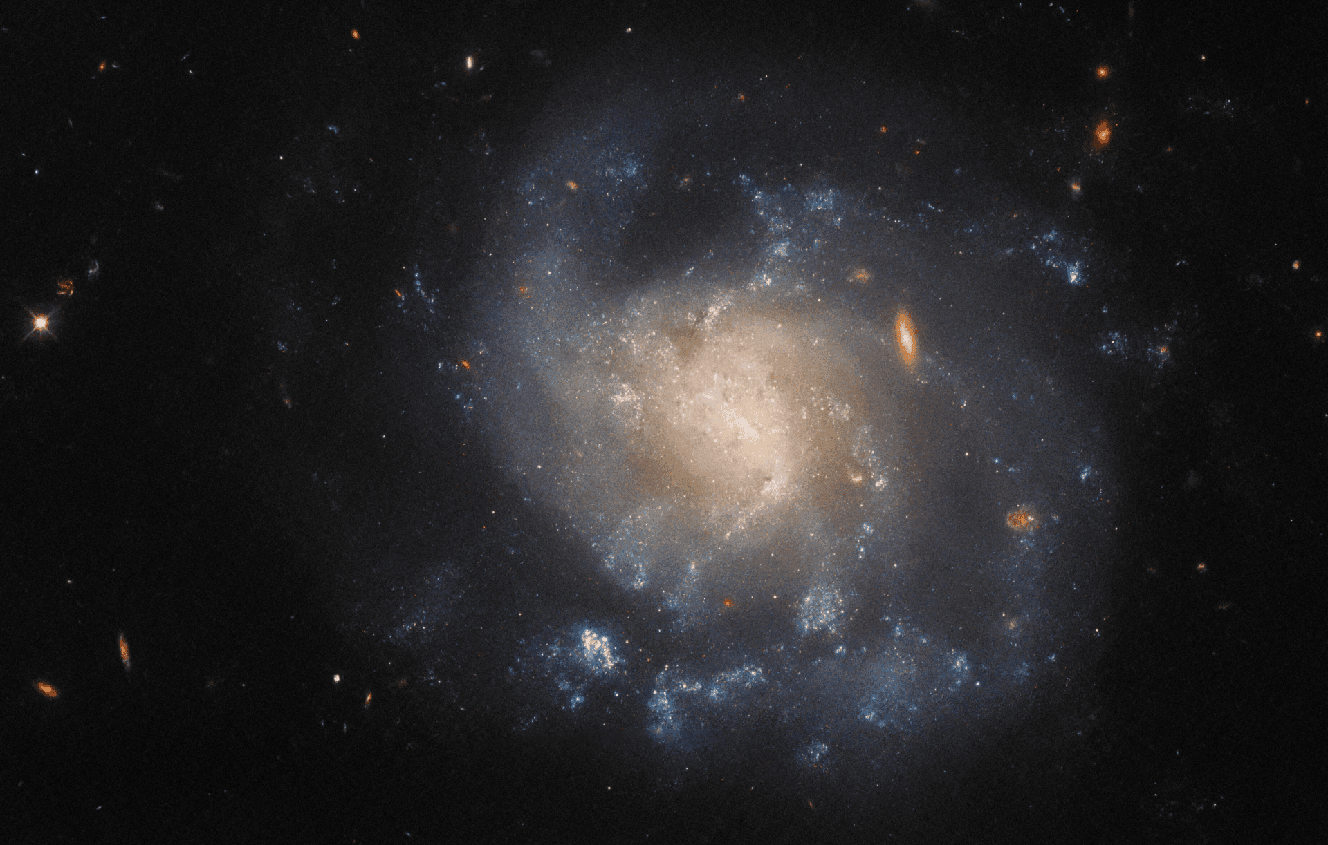 Hubble Images a Swirling Supernova Site