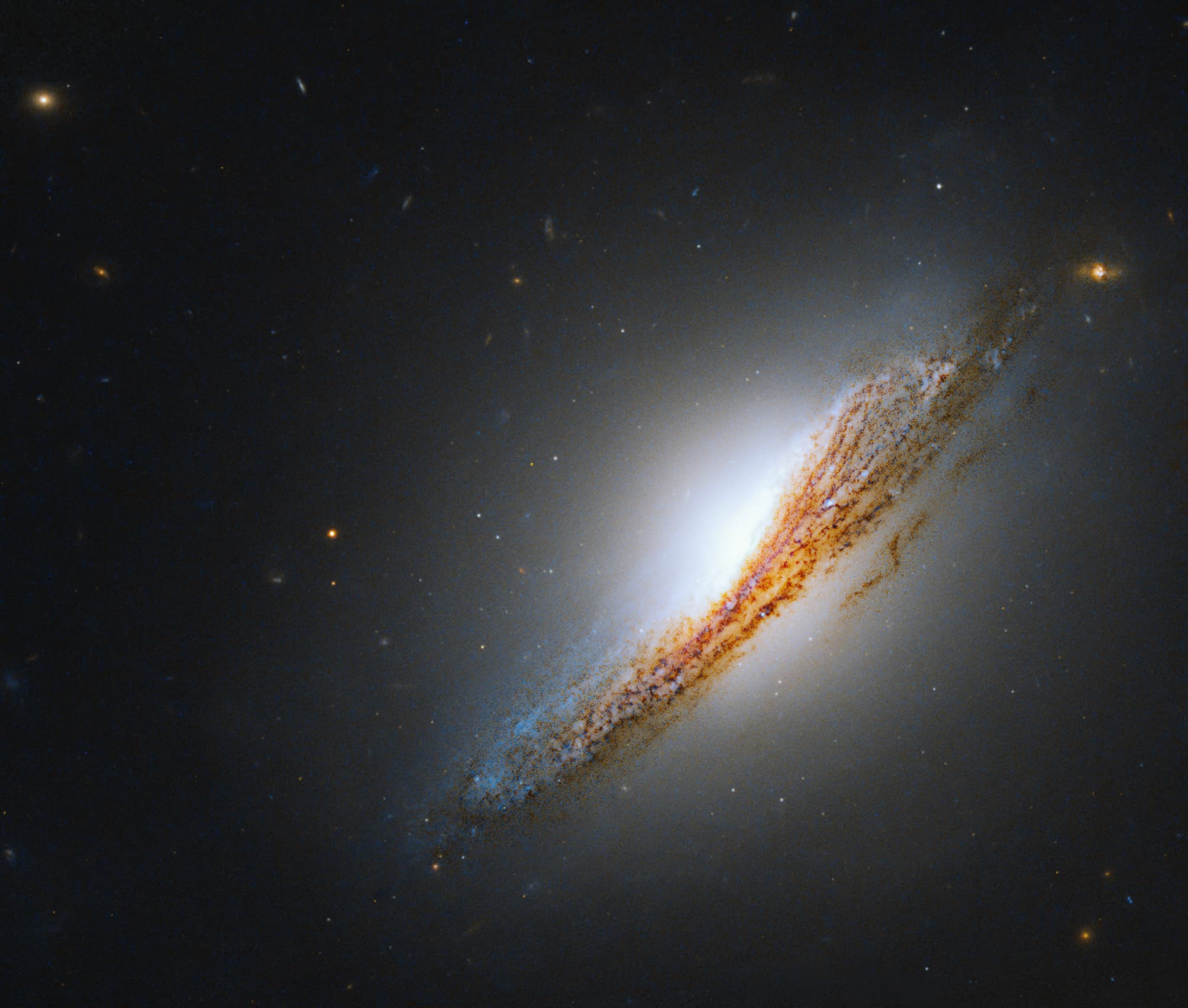 Hubble Records Rare Radio Galaxy