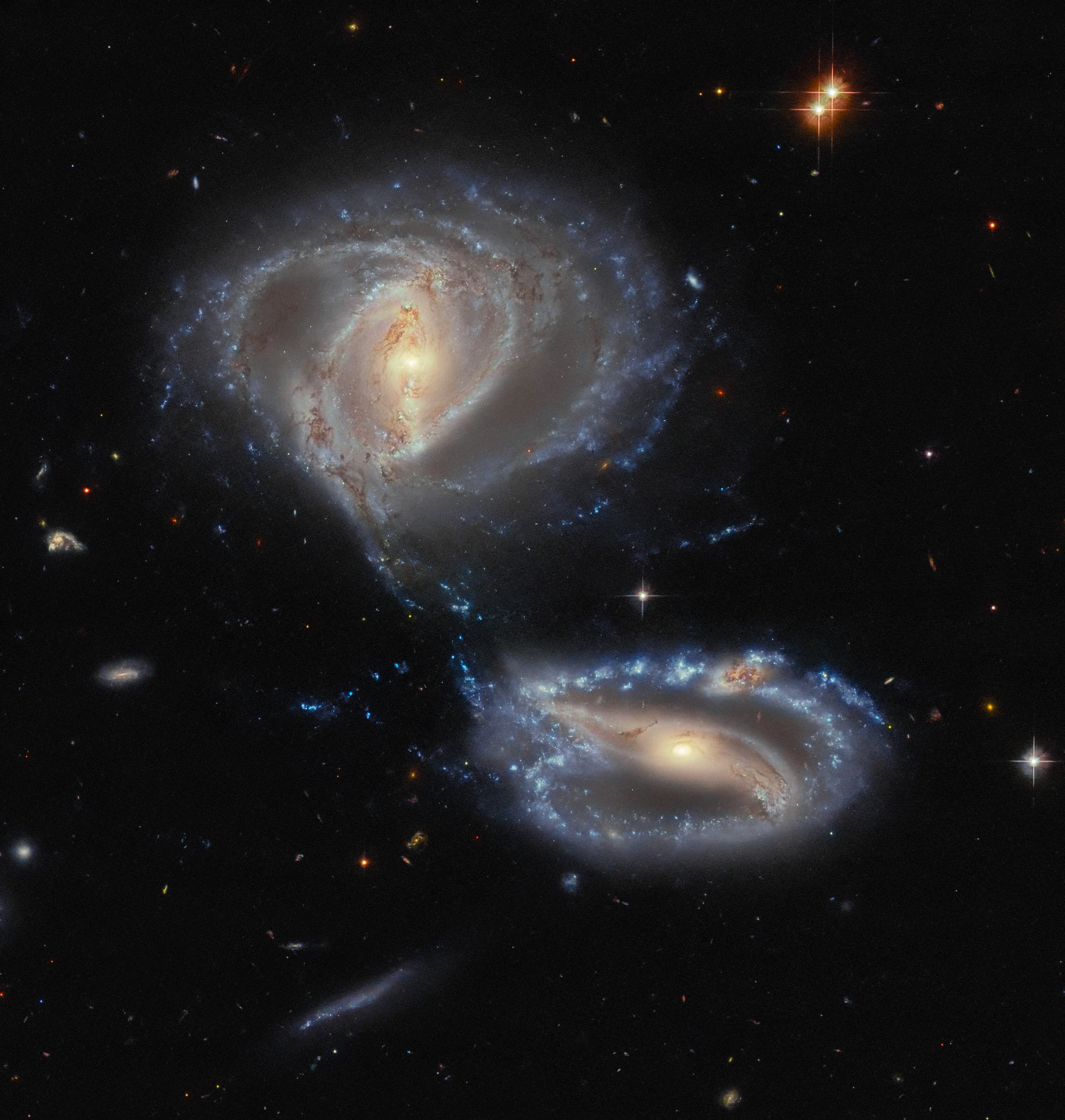 Hubble Captures a Galactic Dance