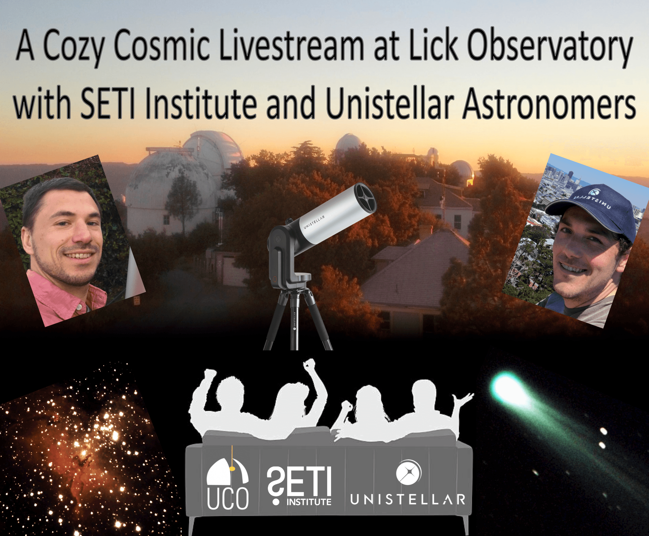 A Night of Astronomy at Lick Observatory with NASA’s UNITE Project
