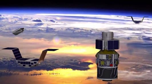 Eight little satellites to take a new look into hurricanes