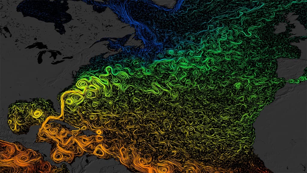 Slowdown of the Motion of the Ocean