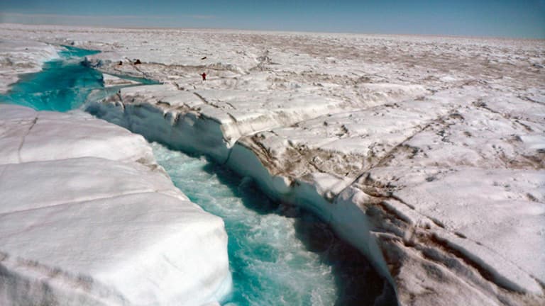Rivers are draining Greenland quickly