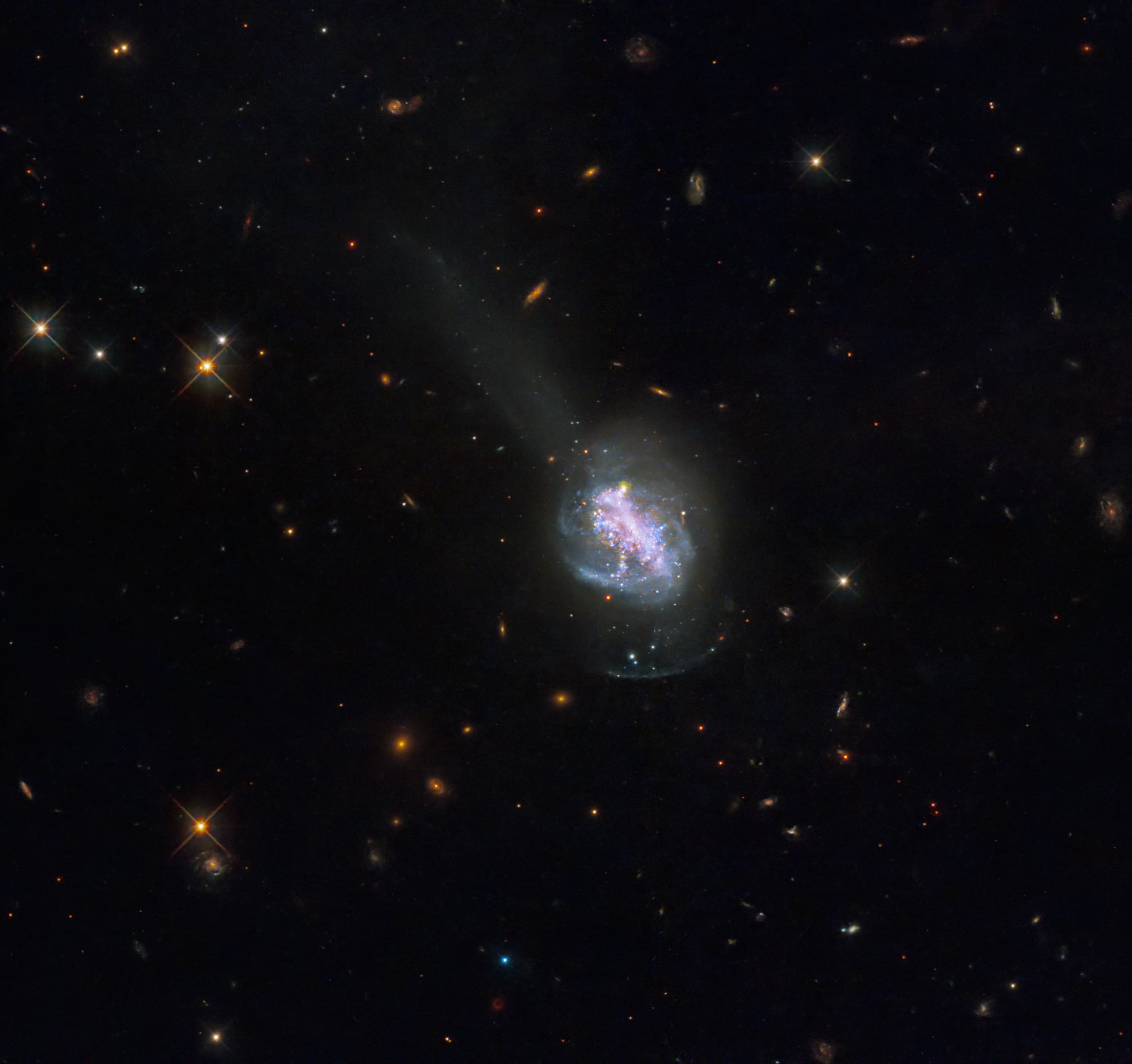 Hubble Sees a Merged Galaxy
