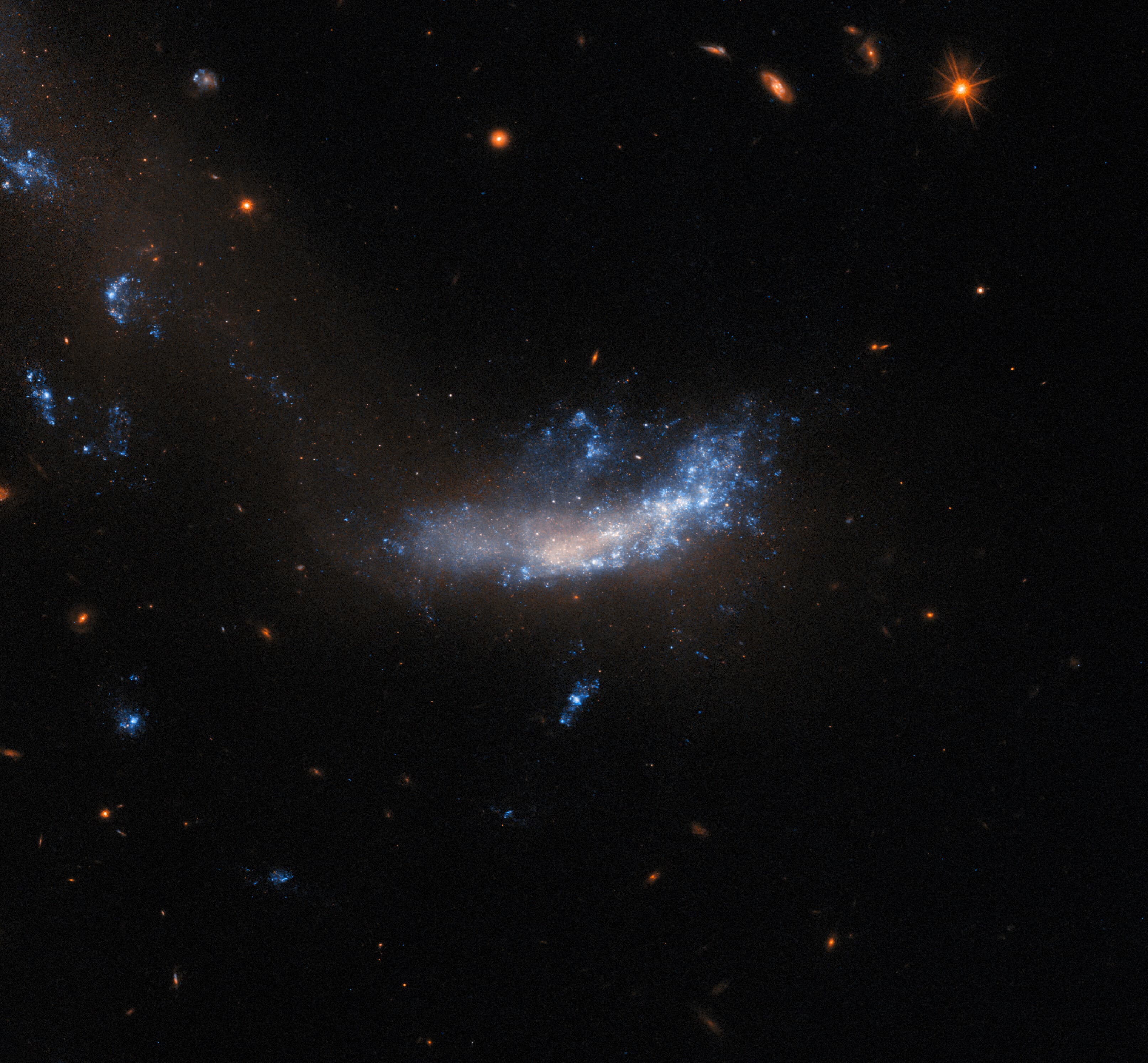 Hubble Views a Galactic Supernova Site