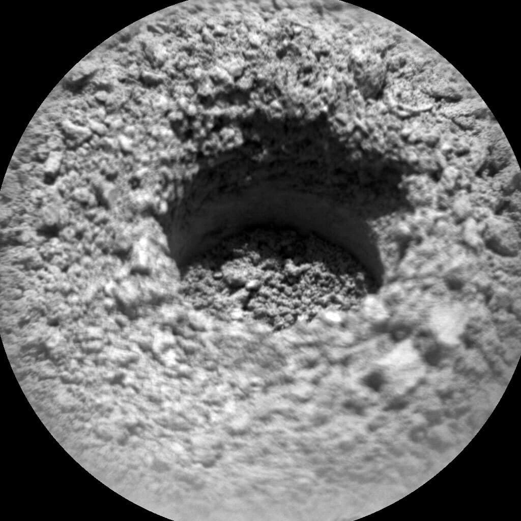 Sols 4114-4115: Bingo! It’s Official – Curiosity’s 40th Successful Drill Hole on Mars!