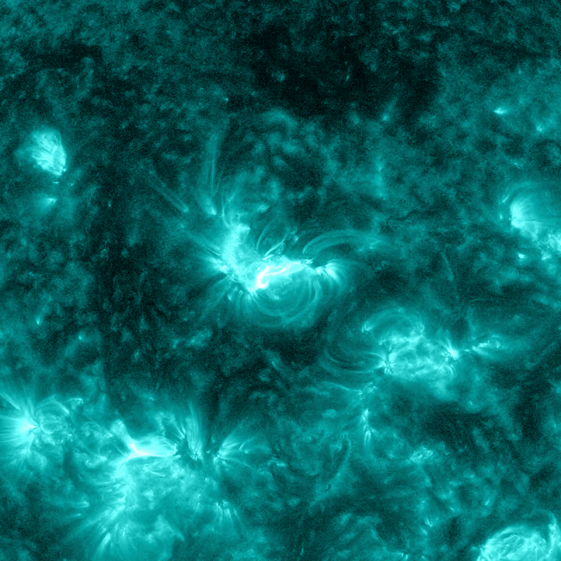 Sun Releases Strong Solar Flare