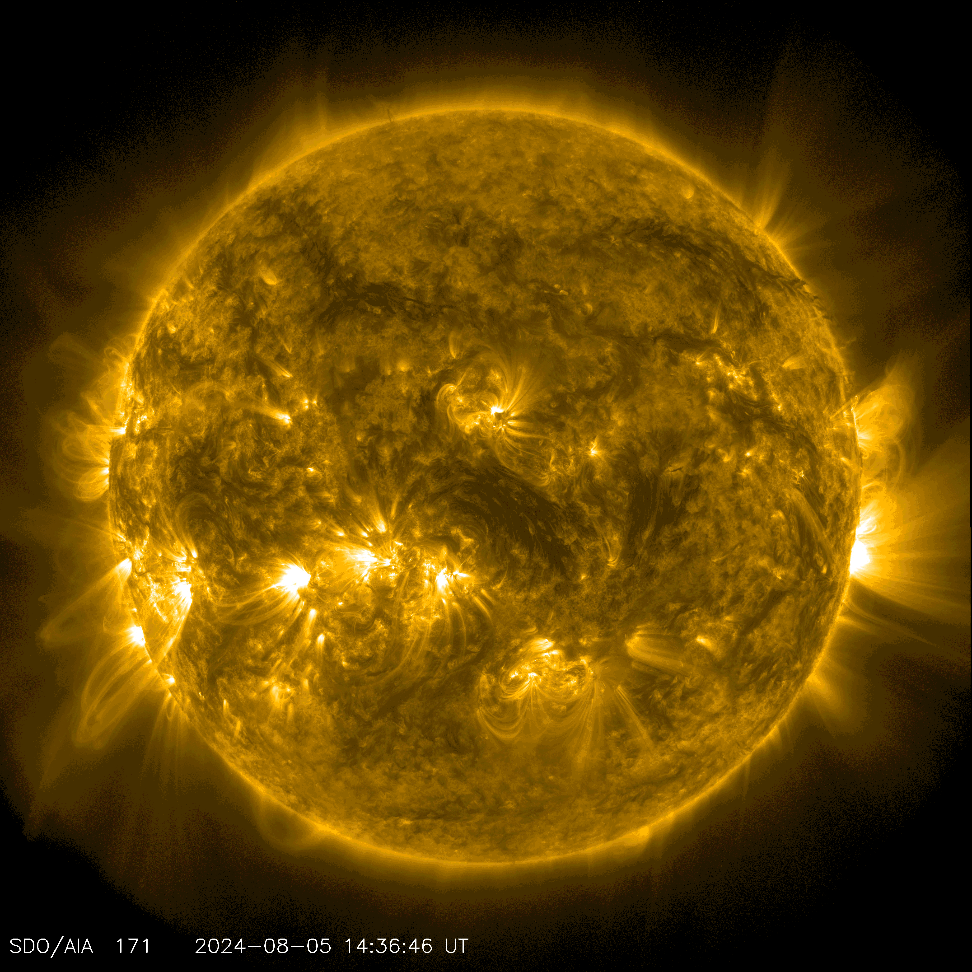 Sun Releases Strong Flare