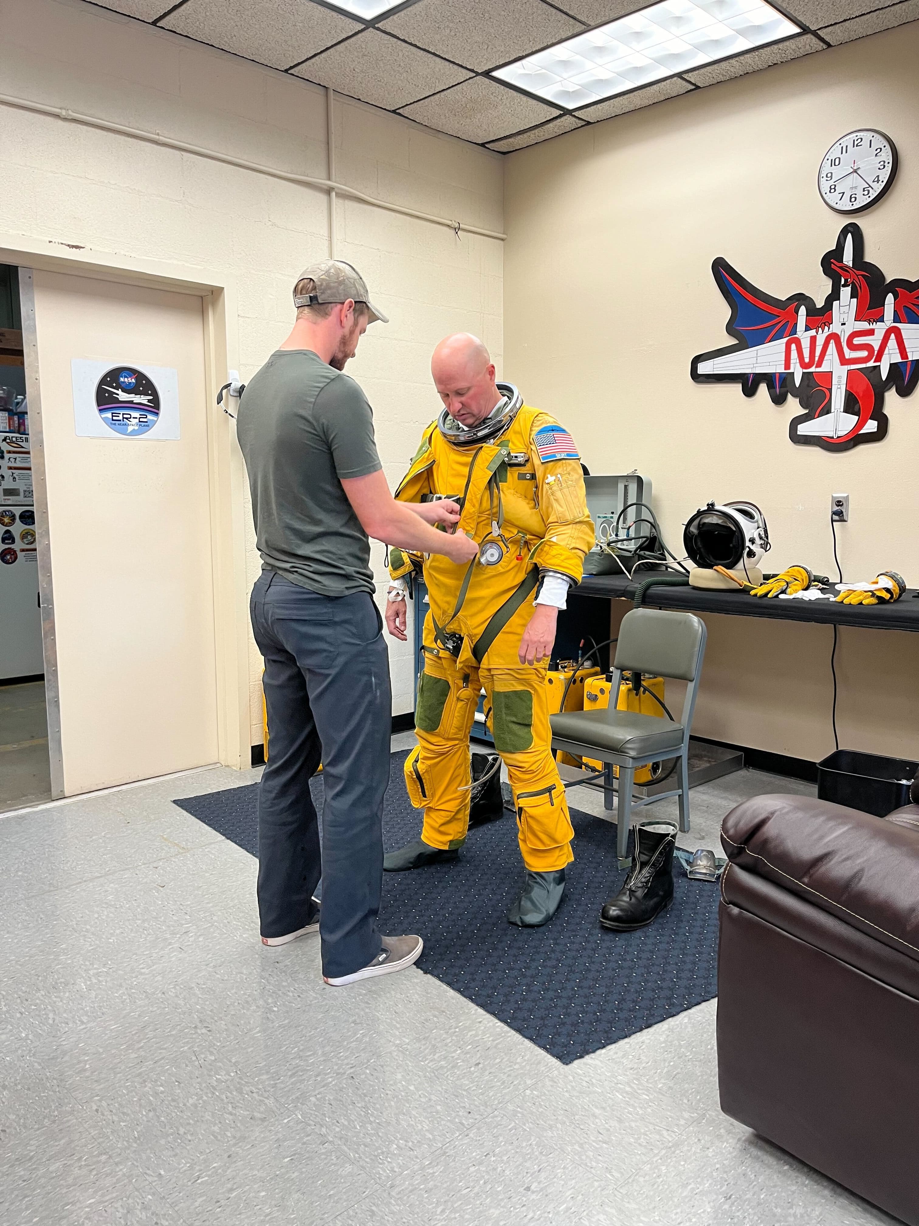 NASA Pilots Use Specialty Suits to Validate Data