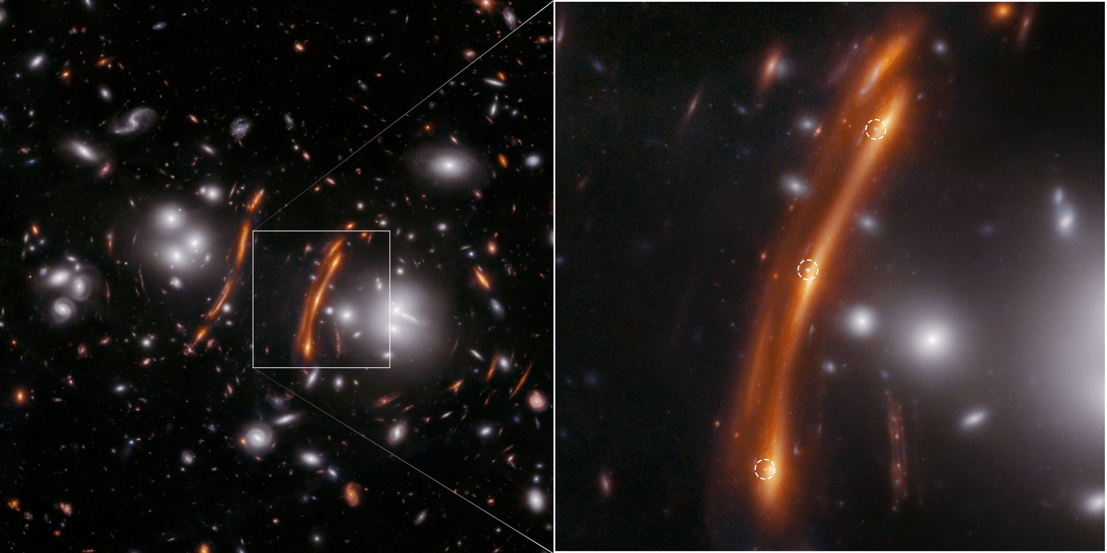 Webb Researchers Discover Lensed Supernova, Confirm Hubble Tension