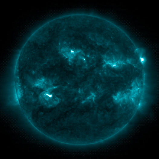 Sun Releases 3 Strong Solar Flares