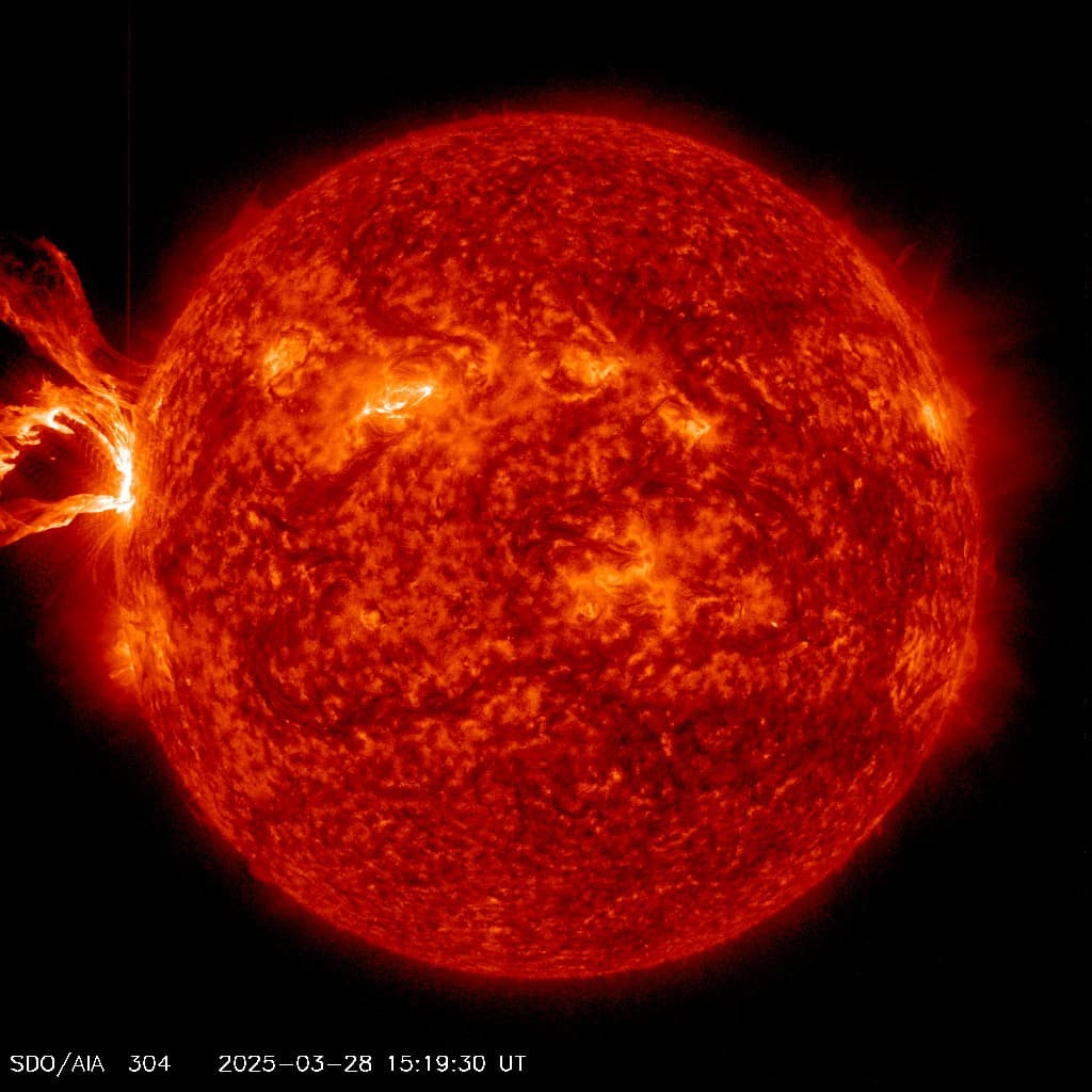 Sun Releases Strong Flare
